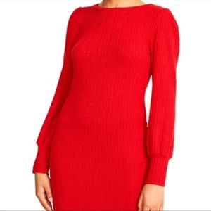 BB Dakota Steve Madden Good News Dress True Red